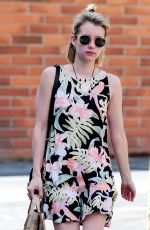 EMMA ROBERTS in Dress Oout and about in los angeles - 01.05.2014