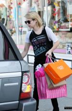 EMMA ROBERTS Shopping in West Hollywood