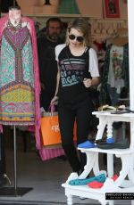 EMMA ROBERTS Shopping in West Hollywood