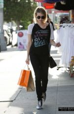 EMMA ROBERTS Shopping in West Hollywood
