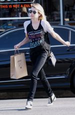 EMMA ROBERTS Shopping in West Hollywood