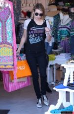 EMMA ROBERTS Shopping in West Hollywood