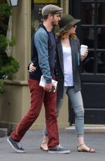 EMMA STONE and Andrew Garfield Out in New York
