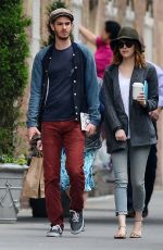 EMMA STONE and Andrew Garfield Out in New York