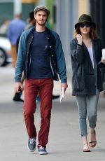 EMMA STONE and Andrew Garfield Out in New York