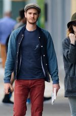 EMMA STONE and Andrew Garfield Out in New York