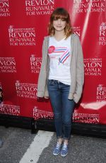 EMMA STONE at 2014 EIF Revlon Run Walk for Women in New York