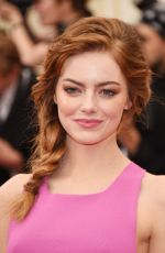 EMMA STONE at MET Gala 2014 in Ney York
