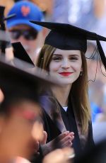 EMMA WATSON Graduates from Brown University in Providence
