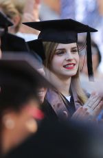 EMMA WATSON Graduates from Brown University in Providence