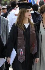 EMMA WATSON Graduates from Brown University in Providence