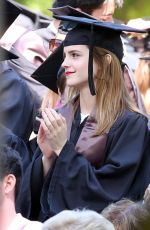 EMMA WATSON Graduates from Brown University in Providence