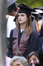 EMMA WATSON Graduates from Brown University in Providence