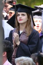 EMMA WATSON Graduates from Brown University in Providence