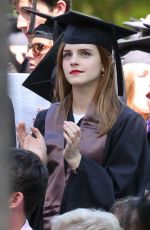 EMMA WATSON Graduates from Brown University in Providence