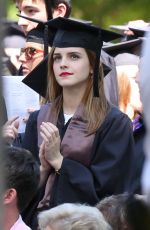 EMMA WATSON Graduates from Brown University in Providence