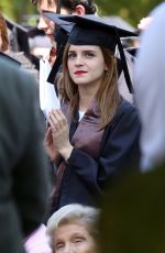 EMMA WATSON Graduates from Brown University in Providence