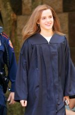 EMMA WATSON Graduates from Brown University in Providence