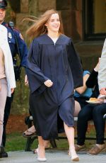 EMMA WATSON Graduates from Brown University in Providence