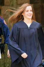 EMMA WATSON Graduates from Brown University in Providence