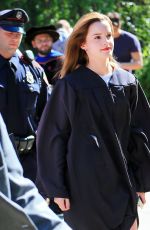 EMMA WATSON Graduates from Brown University in Providence