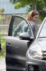 EMMA WATSON on the Set of Regression in Toronto