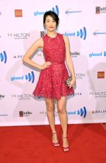 EMMY ROSSUM at GLAAD Media Awards 2014 in New York