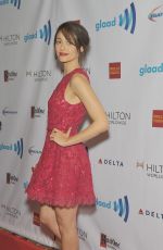 EMMY ROSSUM at GLAAD Media Awards 2014 in New York
