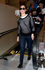 EMMY ROSSUM at LAX Airport in Los Angeles