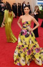 EMMY ROSSUM at MET Gala 2014 in Ney York