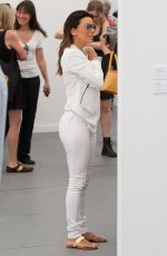 EVA LONGORIA at Frieze Art Fair 2014 in New York