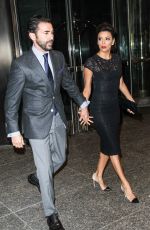 EVA LONGORIA Leaves the Four Seasons Hotel in New York