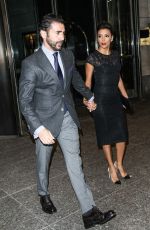 EVA LONGORIA Leaves the Four Seasons Hotel in New York