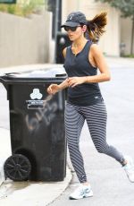 EVA LONGORIA Out Jogging in Los Angeles