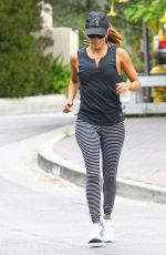 EVA LONGORIA Out Jogging in Los Angeles