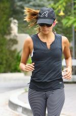 EVA LONGORIA Out Jogging in Los Angeles