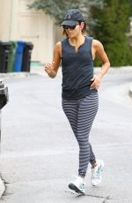 EVA LONGORIA Out Jogging in Los Angeles