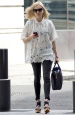 FEARNE COTTON Arrives at BBC Radio 1 Studios in London