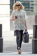 FEARNE COTTON Arrives at BBC Radio 1 Studios in London