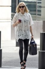 FEARNE COTTON Arrives at BBC Radio 1 Studios in London