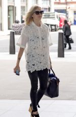 FEARNE COTTON Arrives at BBC Radio 1 Studios in London