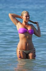FRANKIE ESSEX in Bikini at a Beach in Greece