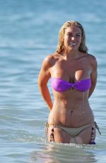 FRANKIE ESSEX in Bikini at a Beach in Greece