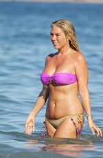 FRANKIE ESSEX in Bikini at a Beach in Greece