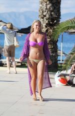 FRANKIE ESSEX in Bikini at a Beach in Greece