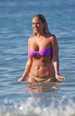 FRANKIE ESSEX in Bikini at a Beach in Greece