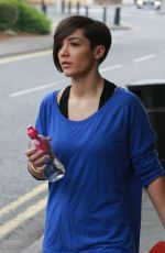 FRANKIE SANDFORD in Tight Leggings Leaves a Gym
