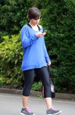 FRANKIE SANDFORD in Tight Leggings Leaves a Gym