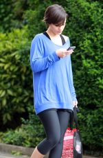 FRANKIE SANDFORD in Tight Leggings Leaves a Gym