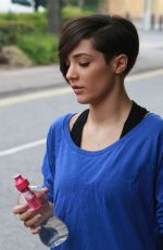 FRANKIE SANDFORD in Tight Leggings Leaves a Gym